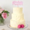 Felicidades Princesa script cake topper adorno para tarta de cumpleaños disponible en más de 30 colores. Descubre este adorno para pastel único en knots made with love