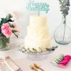 Happy Birthday stars cake topper adorno para tarta de cumpleaños disponible en más de 30 colores. Descubre este adorno para pastel único en knots made with love
