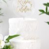 Nombres Saguaro Circular cake topper adornos para tarta boda o para una celebración romántica. Una propuesta original para sorprender en vuestro día especial.
