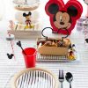 Cake topper media silueta ratón M. Mouse para coronar tartas en celebraciones temáticas del ratoncito más famoso del mundo.