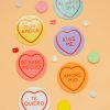 Posavasos LOVE HEARTS de colores set 6 unidades con mensajes divertidos en varios idiomas perfectos para regalar. ¡Descúbrelos!