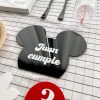 Cartel ratón M. Mouse personalizado triple con base para decorar, elige la edad, e indica en el nombre del cumpleañero y personalízalo!