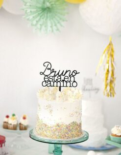 CAKE TOPPER | Nombre Está en Camino