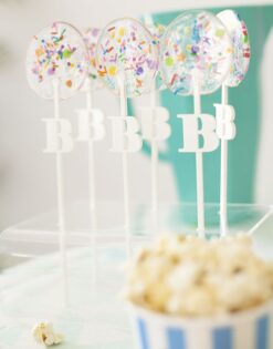 Palitos Inicial para cake pops o piruletas