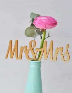 CAKE TOPPER | MR & MRS