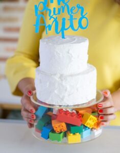 Cake stand transparente rellenable