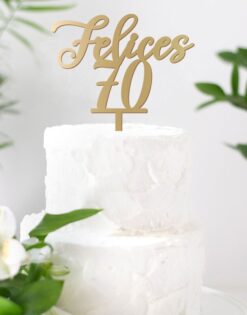 CAKE TOPPER | Felices Edad Topper