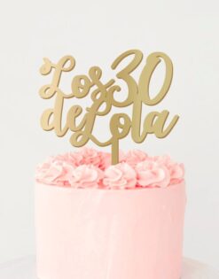 CAKE TOPPER | Los Edad de Nombre Topper