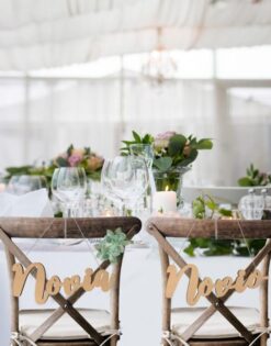 Set Carteles Novia y Novio