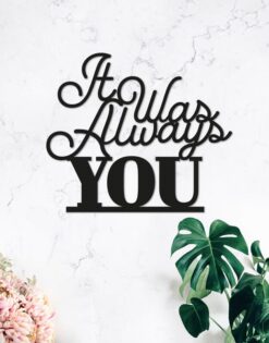 CARTEL | It was always you boda - Silueta
