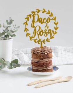 CAKE TOPPER | Nombre Personalizado Corona