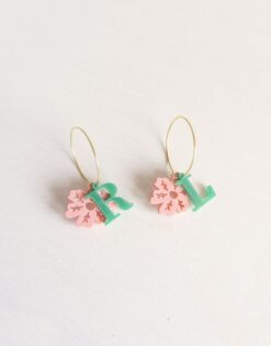 Pendientes personalizados Iniciales Mix and Match
