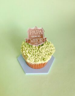MINI TOPPER | Cartelito Papá Eres el Mejor para Cupcake Set 6 Uds