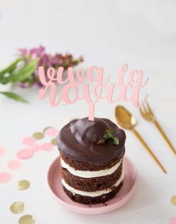 CAKE TOPPER | Viva la Novia / Viva el Novio