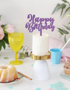 CAKE TOPPER | Happy Birthday - Party, Rombo Stars