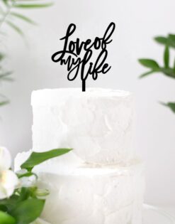 CAKE TOPPER | Love of My Life