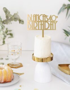 CAKE TOPPER | Nombre Edad Birthday Años 20