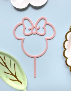 CAKE TOPPER | Silueta Ratón M. Mouse o Ratoncita