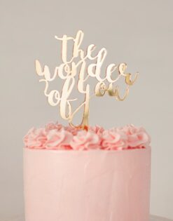 CAKE TOPPER | The Wonder of You