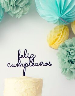 CAKE TOPPER | Feliz Cumpleaños