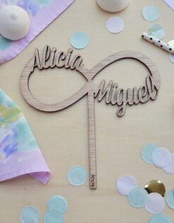 CAKE TOPPER | Nombres Infinito
