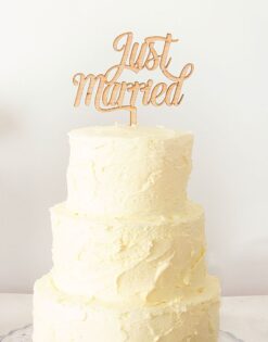 CAKE TOPPER | Just Married