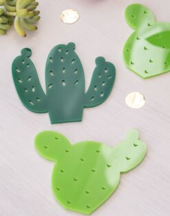 Set 4 posavasos cactus