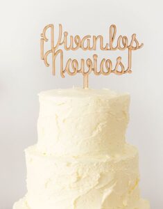CAKE TOPPER | ¡Vivan los novios!