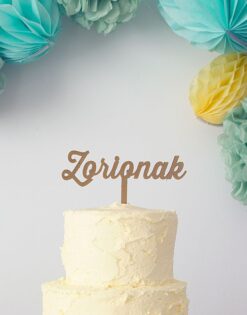 CAKE TOPPER | Zorionak