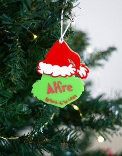 ADORNO | Grinch de la Casa Personalizado con Nombre