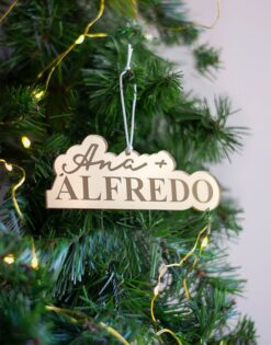 ADORNO | Personalizado 2 Nombres Script naviknots