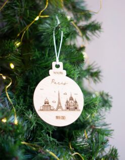 ADORNO | Personalizado Skyline Ciudad con Mensaje naviknots