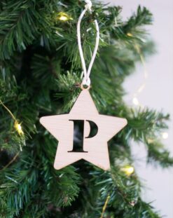 ADORNO | Personalizado ESTRELLA con INICIAL