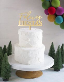 CAKE TOPPER | Felices Fiestas Modern