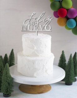 CAKE TOPPER | Feliz Año nuevo Modern