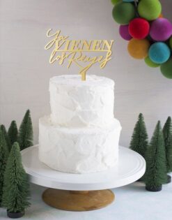 CAKE TOPPER | Ya vienen los reyes Modern