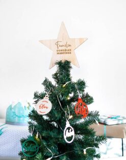 Estrella Árbol Personalizada