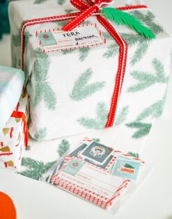 Pegatinas para regalos Navidad