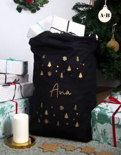 Saco Navidad nordic personalizado con el nombre
