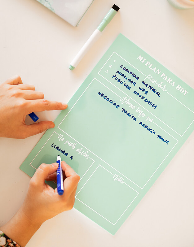 PLANIFICADOR DIARIO | Mi plan para hoy tareas y foco